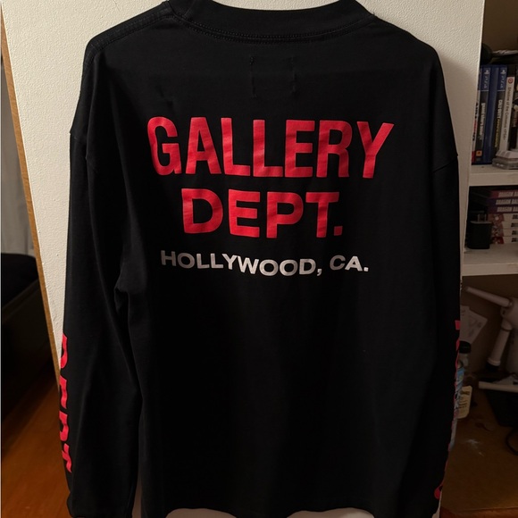 Gallery Dept Black And Red Long Sleeve - Picture 3 of 5